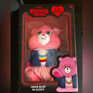 Care Bears x Stranger Things Cheer Bear as Eleven